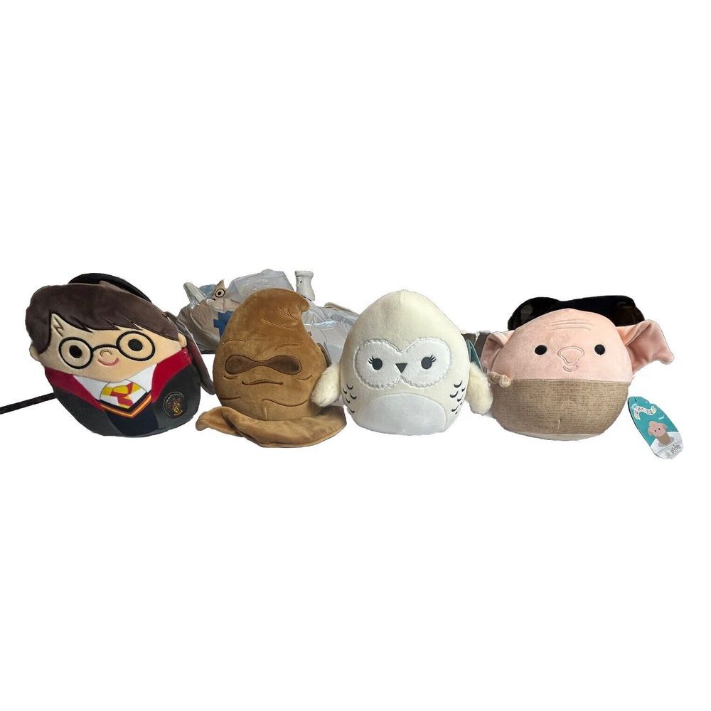 Harry Potter Squishmellow 8" Lot Of 4, New With tags